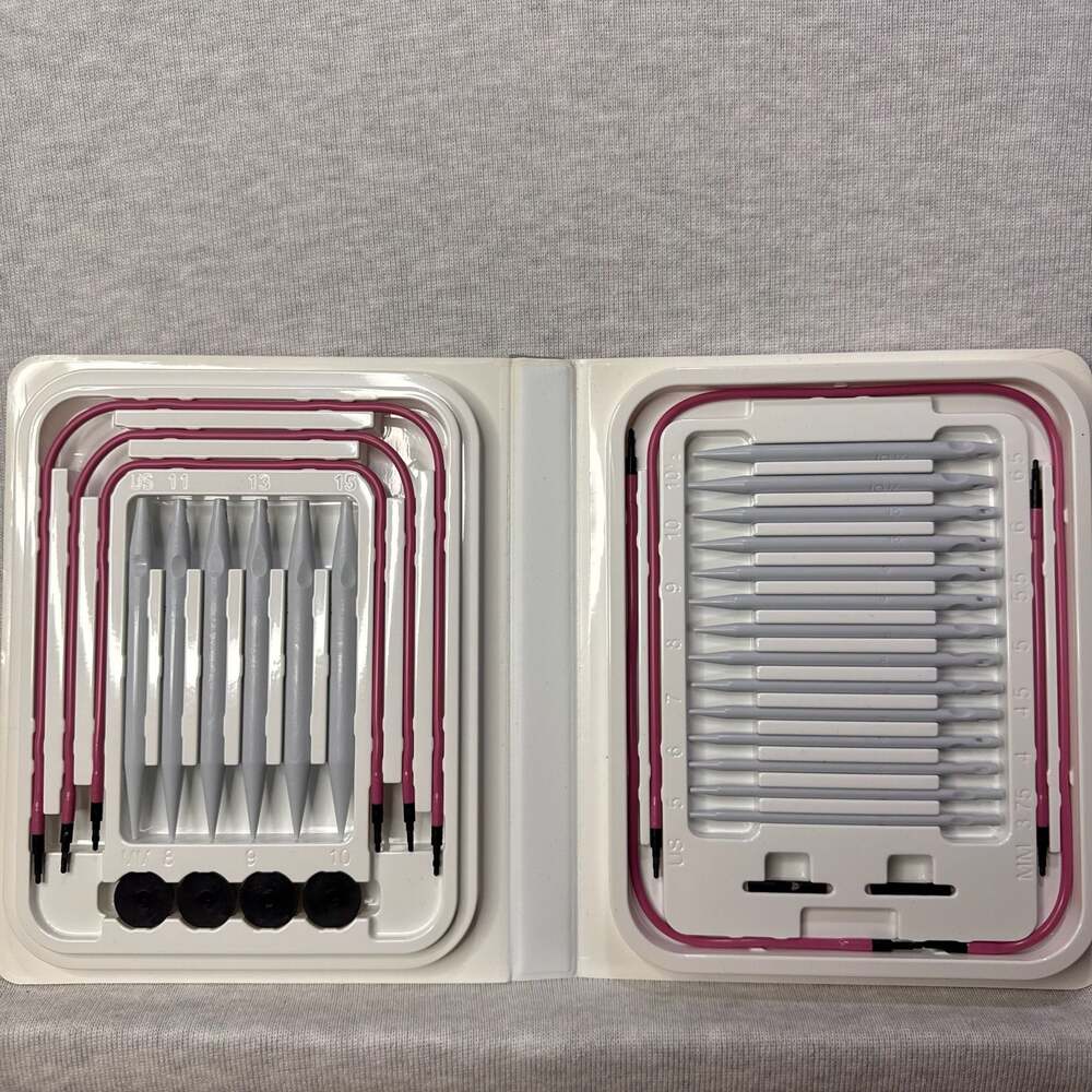 Denise Interchangeable Knitting Needles Kit Pastel-Colored Needles